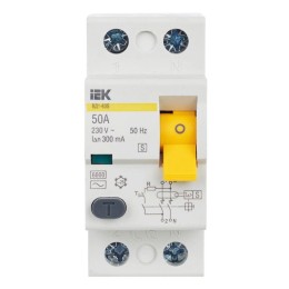 Выключатель дифференциального тока (УЗО) 2п 50А 300мА тип ACS ВД1-63S KARAT IEK MDV12-2-050-300
