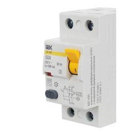 Выключатель дифференциального тока (УЗО) 2п 50А 300мА тип ACS ВД1-63S KARAT IEK MDV12-2-050-300
