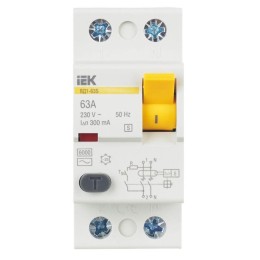 Выключатель дифференциального тока (УЗО) 2п 63А 300мА тип ACS ВД1-63S KARAT IEK MDV12-2-063-300