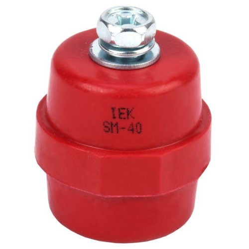 Изолятор SM40 (М8) силовой с болтом IEK YIS11-40-12-B