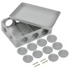 Коробка распаячная ОП 190х140х70 IP55 КМ41244 RAL7035 (10 гермовводов) IEK UKO11-190-140-070-K41-55