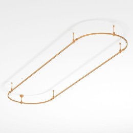 Трек ART-APRIORI-OVAL-ROD-200-3000х1000 GD IP20 метал. Arlight 048502