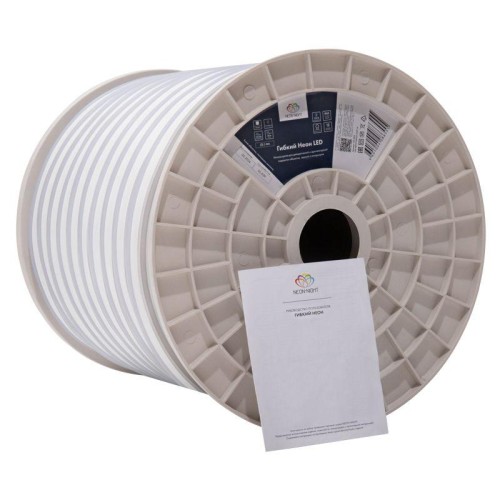 Шнур светодиодный гибкий неон LED SMD 120LED/м тепл. бел. (уп.50м) Neon-Night 131-056