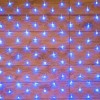 Гирлянда светодиодная "Сеть" 1.5х1.5м 150LED син. 12Вт IP20 провод ПВХ прозр. Neon-Night 215-123