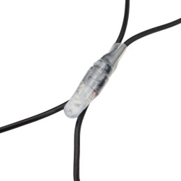 Гирлянда светодиодная "Сеть" 2х1.5м 288LED тепл. бел. 24Вт IP65 провод ПВХ черн. Neon-Night 215-026