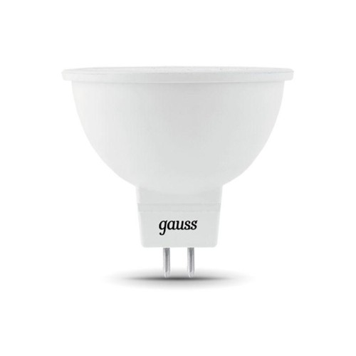 Лампа светодиодная Black 5Вт MR16 софит 6500К холод. бел. GU5.3 530лм диммир. GAUSS 101505305-D