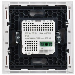 Датчик движения FORTE&PIANO FP256 с LED подсветкой бел. IEK FP-MS11-N-150-05-K01