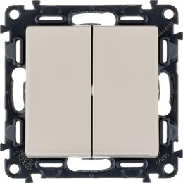 Переключатель 2-кл. СП Valena Life 10А IP20 250В с лицев. панелью безвинтов. зажимы механизм сл. кос