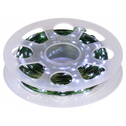 ЭРА Светодиодная новогодняя гирлянда ENIN-500W Нить холодный свет 50 м 500 microled IP44 220В