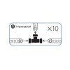Коннектор "T"-образный для Дюралайта 3W 13мм (уп.10шт) Космос KOC-DL-3W13-CT