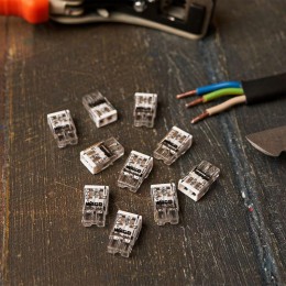 Клемма 2-х проводная для распред. коробки (с контактн. пастой "Alu-Plus") 2273-242 (уп.6шт) WAGO 07-