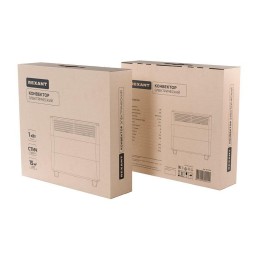 Конвектор электрический с механическим термостатом 1кВт СТИЧ-нагревательный элемент ножки Rexant 60-