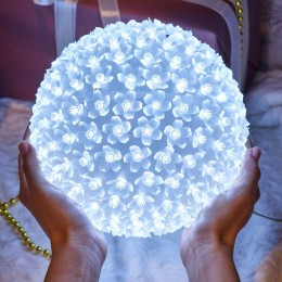 Фигура светодиодная "Шар светодиодный" d20см 200LED бел. 16Вт 230В IP20 Neon-Night 501-606