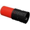 Труба гофрированная двустенная ПНД жесткая d160мм (дл.5.7м) ELASTA IEK ET-TG13-212-160-D57-K04