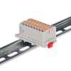 Блок распределительный зажим push-in 18 точек подключения 25кв.мм сер. DKC DTP1-018-04SPUG