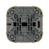 Переключатель проходной 2-кл. ОП Quteo 10А IP20 250В дерево Leg 782266