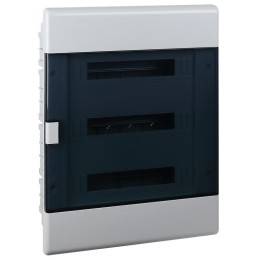 Щиток Тусо скрытая проводка на 54 модуля с дверцей 645х464х116мм (серый с прозр. дверцей) Ruvinil 68