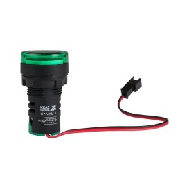 Индикатор тока и напряжения OptiSignal Compact D22 С7-VAM-3 зел. 50-500В AC/0-100А AD22VAM КЭАЗ 3756