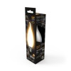 Лампа светодиодная филаментная Black Filament 5Вт свеча на ветру матовая 2700К тепл. бел. E14 420лм