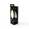 Лампа светодиодная филаментная Black Filament 9Вт свеча матовая 3000К тепл. бел. E14 590лм GAUSS 103