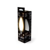 Лампа светодиодная филаментная Black Filament 9Вт свеча матовая 3000К тепл. бел. E14 590лм GAUSS 103