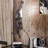 Лампа светодиодная филаментная Black Filament 9Вт свеча на ветру матовая 4100К нейтр. бел. E14 610лм