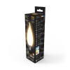 Лампа светодиодная филаментная Black Filament 9Вт свеча на ветру матовая 3000К тепл. бел. E14 590лм