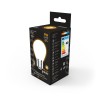 Лампа светодиодная филаментная Black Filament 9Вт P45 шар матовая 3000К тепл. бел. E27 590лм GAUSS 1