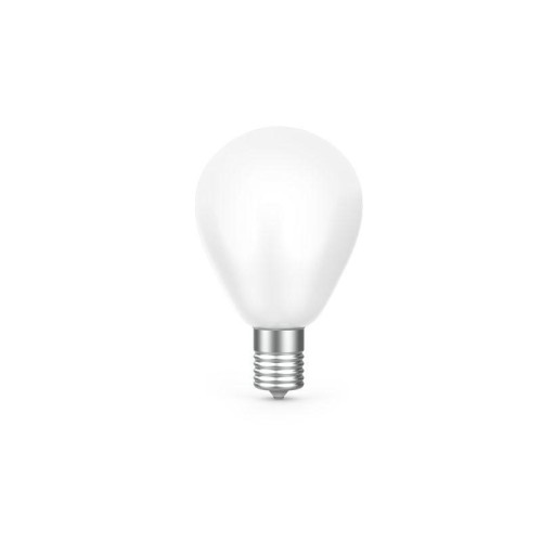 Лампа светодиодная филаментная Black Filament 9Вт P45 шар матовая 4100К нейтр. бел. E14 610лм диммир
