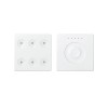 Комплект выключателя 6-кл. сенсорн. + регулятор KNX; RJ12 бел. Simon82 Sense 8400671-030