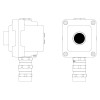 Пост управления взрывонепроницаемый из алюм. LCSD-01-B-MB-P1B(11)x1-PBMB-KA2MHK DKC LCSD21000005