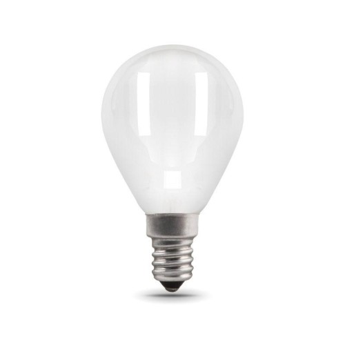 Лампа светодиодная филаментная Black Filament 9Вт P45 шар матовая 3000К тепл. бел. E14 590лм диммир.