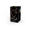 Лампа светодиодная филаментная Black Filament 9Вт P45 шар матовая 3000К тепл. бел. E14 590лм диммир.