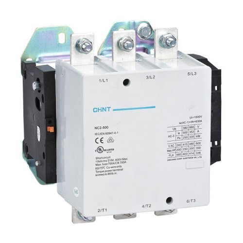 Контактор NC2-500 500А кат. 400В AC AC-3 (R) CHINT 236265