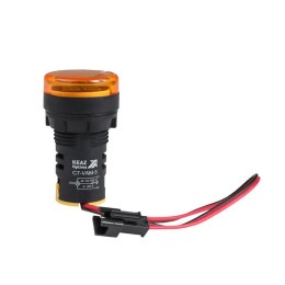 Индикатор тока и напряжения OptiSignal Compact D22 С7-VAM-5 желт. 50-500В AC/0-100А AD22VAM КЭАЗ 375