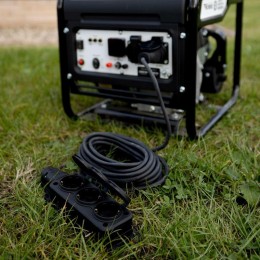 Удлинитель-шнур 3х30м с заземл. 16А IP44 3.5кВт КГ 3х1.5 морозостойкий Rexant 11-7076