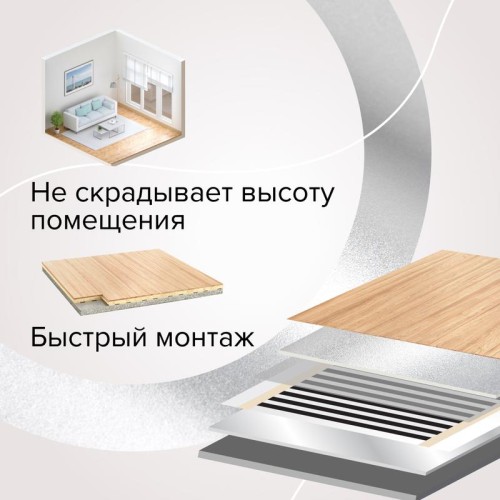 Комплект "Теплый пол" (пленка) PLATINUM 230Вт/кв.м 3.5кв.м CALEO КА000001323