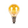 Лампа светодиодная филаментная Filament 5Вт шар 2700К тепл. бел. E14 400лм golden GAUSS 105801005