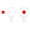 Пост управления взрывонепроницаемый из алюм. LCSD-01-B-MB-P6R(11)x1-PBMB-KA2MHK DKC LCSD21000011