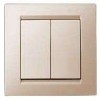 Переключатель проходной 2-кл. СП Simon 15 16А IP20 сл. кость Simon 1590397-031