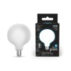 Лампа светодиодная филаментная Black Filament 10Вт G125 шар матовая 4100К нейтр. бел. E27 1100лм GAU