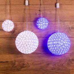 Фигура светодиодная "Шар светодиодный" d20см 200LED син. 16Вт 230В IP20 Neon-Night 501-607