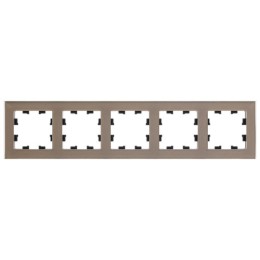 Рамка 5-м AtlasDesign Nature органич. стекло шампань SE ATN320505