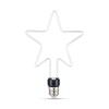 Лампа светодиодная филаментная Black Filament 7Вт Star матовая 2700К тепл. бел. E27 580лм GAUSS 1006