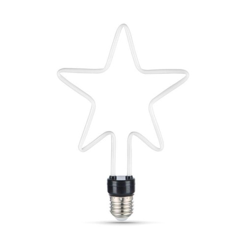 Лампа светодиодная филаментная Black Filament 7Вт Star матовая 2700К тепл. бел. E27 580лм GAUSS 1006