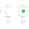 Пост управления взрывонепроницаемый из алюм. LCSD-01-B-MB-L1G(220)x1-PBMB-KA2MHK DKC LCSD21000015