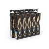Лампа светодиодная филаментная Black Filament 4Вт контурная Artline свеча матовая 2700К тепл. бел. E