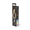 Лампа светодиодная филаментная Black Filament 4Вт контурная Artline свеча матовая 2700К тепл. бел. E