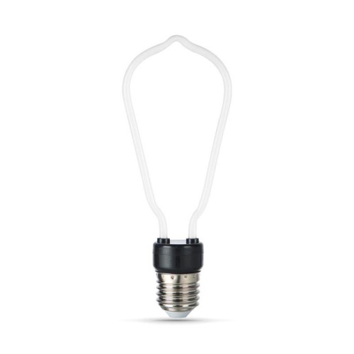 Лампа светодиодная филаментная Black Filament 4Вт ST64 матовая 2700К тепл. бел. E27 330лм GAUSS 1005