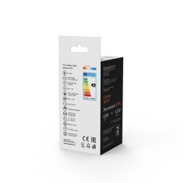 Лампа светодиодная филаментная Basic 4.5Вт P45 шар матовая 2700К тепл. бел. E27 380лм GAUSS 1055215